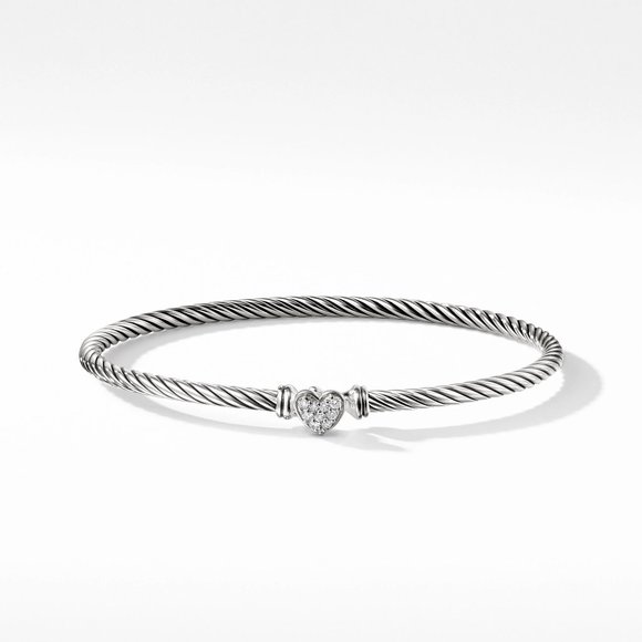 David Yurman Jewelry David Yurman Heart Bracelet In Sterling Silver
